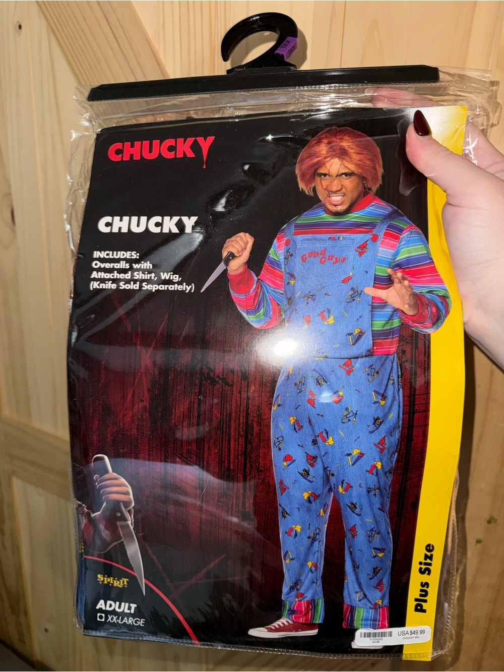 Spirit Adult XXL Chucky Costume - Licensed